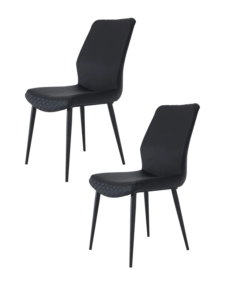 Pangea Set Of 2 Laurel Dining Chairs Home Dining Chairs & Stools 3 Pangea Set Of 2 Laurel Dining Chairs Home Dining Chairs & Stools