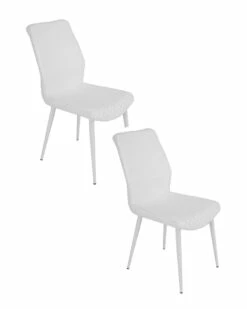 Pangea Set Of 2 Laurel Dining Chairs Home Dining Chairs & Stools