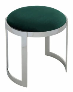 Pangea Silver Frame Orion Stool Home Dining Chairs & Stools -Pangea Sales Store 3050238790 RLLZ 3