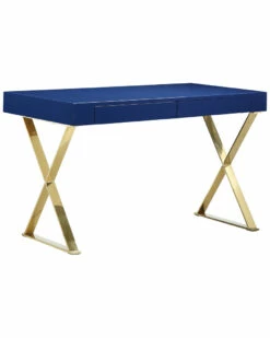 Pangea Gold X-Leg Desk Home Desks & Storage