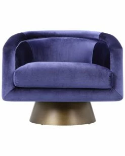 Pangea Home Audrina Swivel Lounge Chair Accent Chairs -Pangea Sales Store 3050263386 RLLZ 2