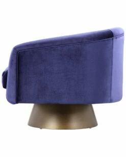 Pangea Home Audrina Swivel Lounge Chair Accent Chairs -Pangea Sales Store 3050263386 RLLZ 3