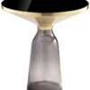 Pangea Home Gbelinda Side Table Gray Glass End & Side Tables -Pangea Sales Store 3050274497 RLLZ 1