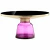 Pangea Home Gbelinda Coffee Table Purple Glass Coffee Tables