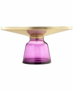 Pangea Home Gbelinda Coffee Table Purple Glass Coffee Tables -Pangea Sales Store 3050274507 RLLZ 2