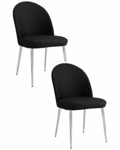 Pangea Home Vera Set Of 2 Chairs Accent Chairs
