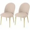 Pangea Home Gold Vera Set Of 2 Chairs Accent Chairs -Pangea Sales Store 3050289172 RLLZ 1