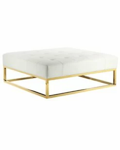 Pangea Home Gold Pippa Ottoman Ottomans & Poufs