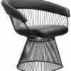 Pangea Home Ivy Chair Black Faux Leather Accent Chairs -Pangea Sales Store 3050362243 RLLZ 1