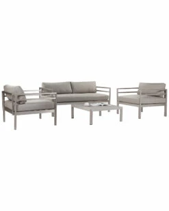 Pangea Home Cold 4pc Sofa Set Lounge Sets