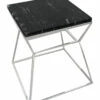 Pangea Geo Side Table Metal Frame With Marbel Top Home End & Side Tables -Pangea Sales Store 3050464521 RLLZ 1