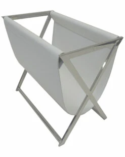 Pangea Lexi Magazine Rack Leatherette Home Baskets & Boxes