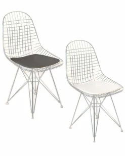 Pangea Set Of 2 Radar Dining Chairs Home Dining Chairs & Stools