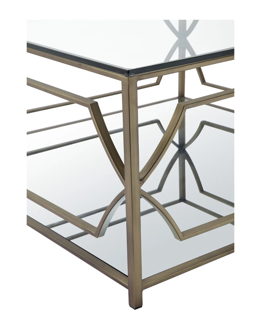 Pangea Edward Glass Console Table Home Coffee Tables 5 Pangea Edward Glass Console Table Home Coffee Tables - Image 3