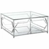 Pangea Edward Glass Coffee Table Home Coffee Tables
