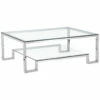 Pangea Laurence Glass Coffee Table Home Coffee Tables -Pangea Sales Store 3050750438 RLLZ 1
