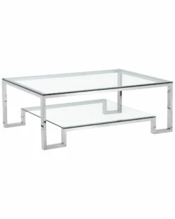 Pangea Laurence Glass Coffee Table Home Coffee Tables