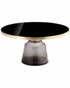 Pangea Home Gbelinda Coffee Table Gray Glass Coffee Tables