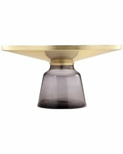 Pangea Home Gbelinda Coffee Table Gray Glass Coffee Tables -Pangea Sales Store 3050784318 RLLZ 3