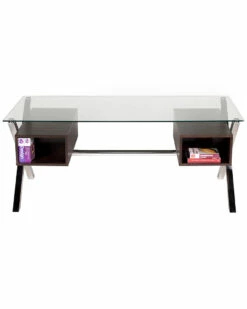 Pangea 2 Compartment Beverli Desk Home Desks & Storage
