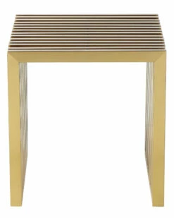 Pangea Gold Brushed Luxe Stool Home Dining Chairs & Stools 5 Pangea Gold Brushed Luxe Stool Home Dining Chairs & Stools -Pangea Sales Store 3050851817 RLLZ 2