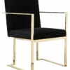 Pangea Gold Dexter Arm Chair Home Dining Chairs & Stools 2 Pangea Gold Dexter Arm Chair Home Dining Chairs & Stools -Pangea Sales Store 3050851820 RLLZ 1