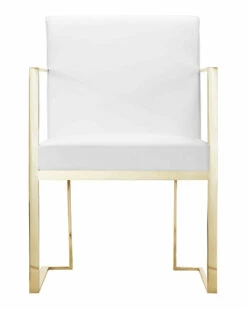 Pangea Gold Dexter Arm Chair Home Dining Chairs & Stools -Pangea Sales Store 3050851826 RLLZ 2