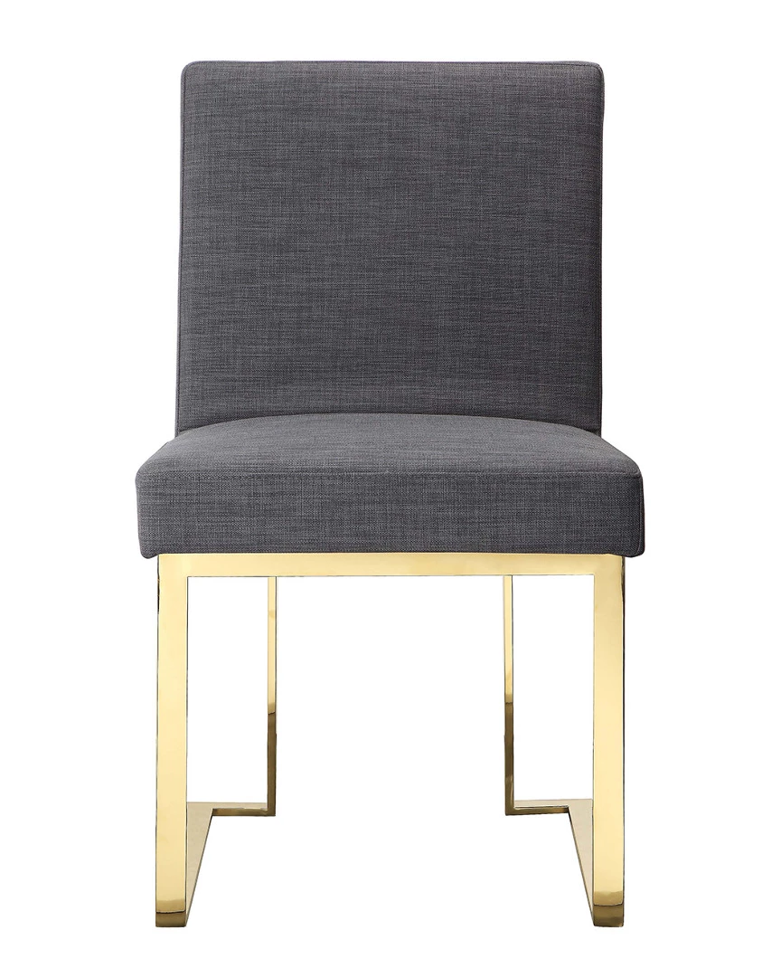 Pangea Set Of 2 Gold Dexter Side Chairs Home Dining Chairs & Stools 4 Pangea Set Of 2 Gold Dexter Side Chairs Home Dining Chairs & Stools - Image 2