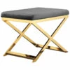 Pangea Gold Lexi Stool Home Dining Chairs & Stools