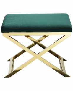 Pangea Gold Lexi Stool Home Ottomans & Poufs -Pangea Sales Store 3050851845 RLLZ 2