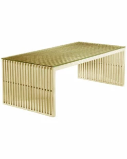 Pangea Gold Lux Coffee Table Home Coffee Tables