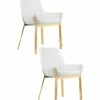 Pangea Set Of 2 Hudson Diamond Tufted Chairs Home Dining Chairs & Stools -Pangea Sales Store 3050851871 RLLZ 1