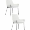 Pangea Set Of 2 Hudson Diamond Tufted Chairs Home Dining Chairs & Stools