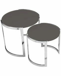 Pangea Orion Nesting Side Tables Home End & Side Tables