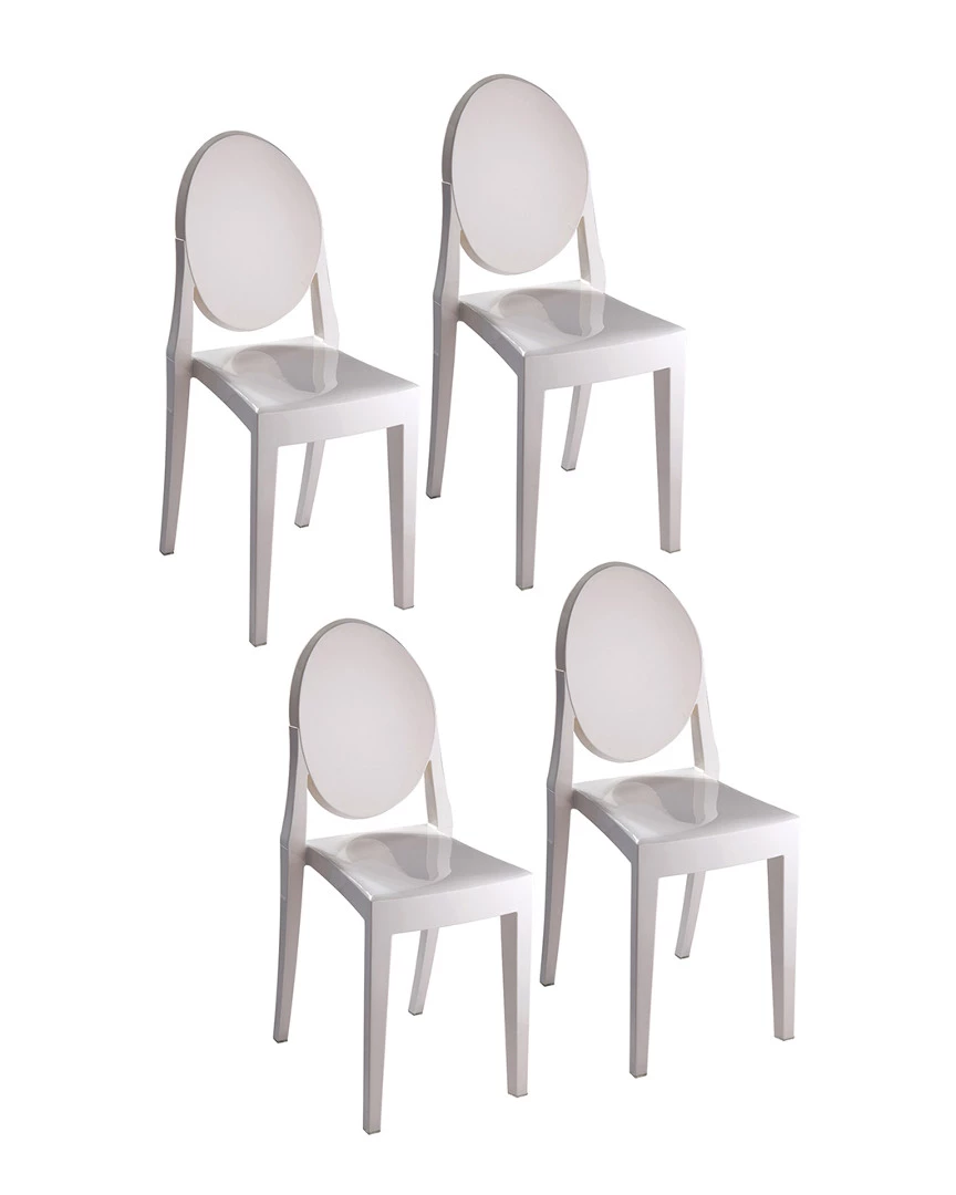 Pangea Set Of 4 Phantom Dining Chairs Home Dining Chairs & Stools 3 Pangea Set Of 4 Phantom Dining Chairs Home Dining Chairs & Stools