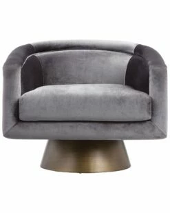 Pangea Home Audrina Swivel Lounge Chair Accent Chairs -Pangea Sales Store 3050869843 RLLZ 2