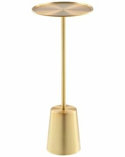 Pangea Home Gold Monty Side Table End & Side Tables