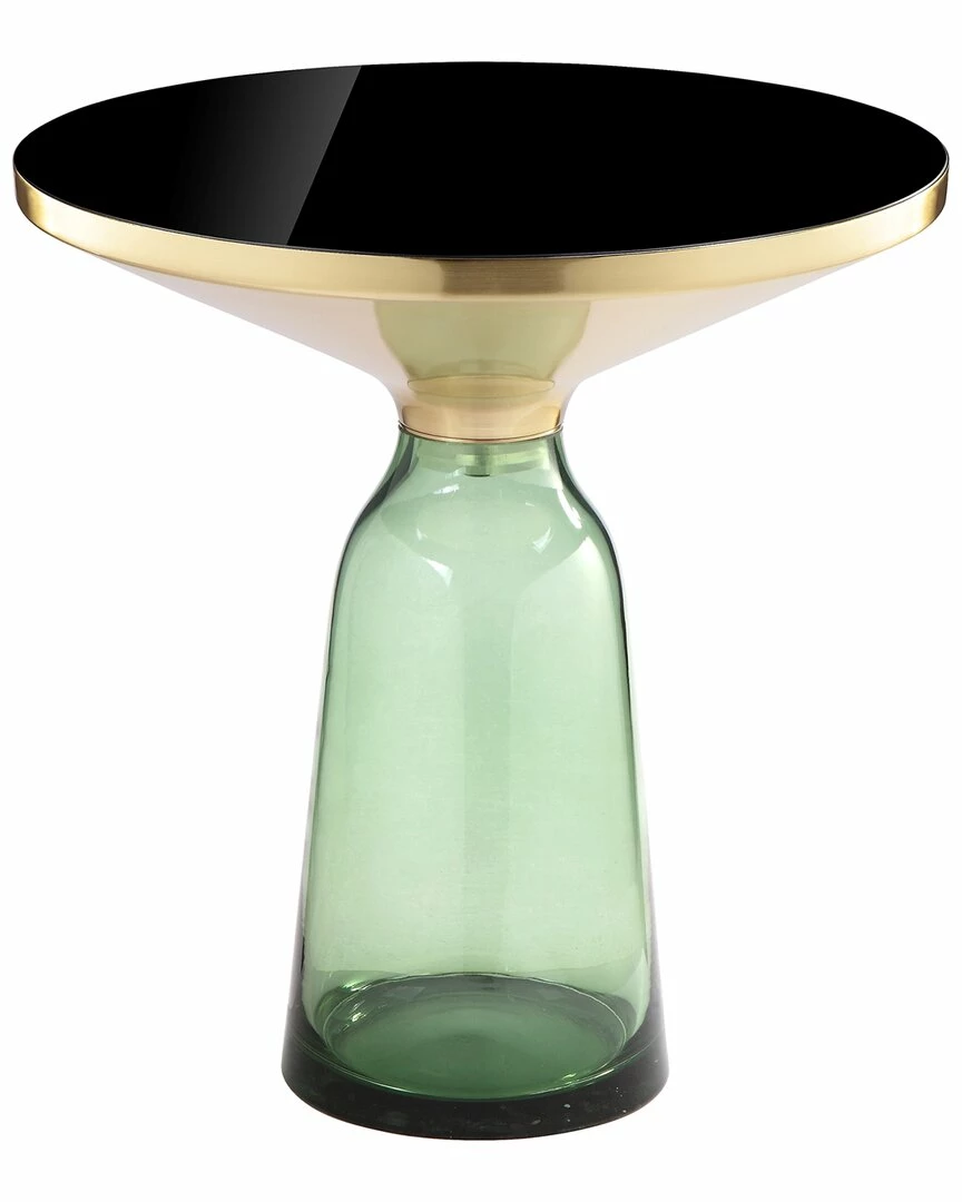 Pangea Home Gbelinda Side Table Green Glass End & Side Tables 4 Pangea Home Gbelinda Side Table Green Glass End & Side Tables - Image 2