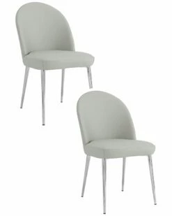 Pangea Home Vera Set Of 2 Chairs Accent Chairs