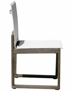 Pangea Home Vick 9 Piece Dinng Set, Brown Frame White Textilene Dining Sets 6 Pangea Home Vick 9 Piece Dinng Set, Brown Frame White Textilene Dining Sets -Pangea Sales Store 3050998555 RLLZ 3