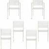 Pangea Home Indoor/Outdoor Set Of 6 Roy Dining Chairs Seating 2 Pangea Home Indoor/Outdoor Set Of 6 Roy Dining Chairs Seating -Pangea Sales Store 3070198361 RLLZ 1