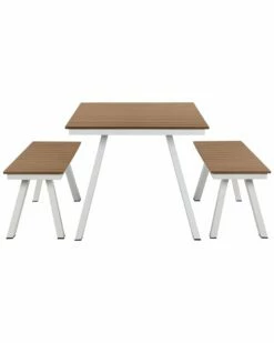 Pangea Home Indoor/Outdoor Jack 3pc Dining Set Dining Sets