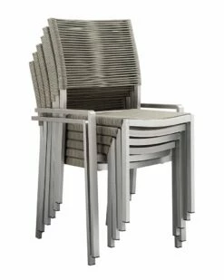 Pangea Home Indoor/Outdoor Set Of 6 Bella Dining Chair Seating -Pangea Sales Store 3070198366 RLLZ 2