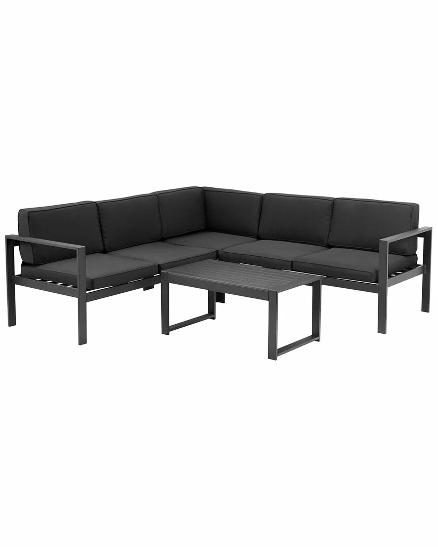 Pangea Home Indoor/Outdoor Karen 5pc Sectional Seating 3 Pangea Home Indoor/Outdoor Karen 5pc Sectional Seating