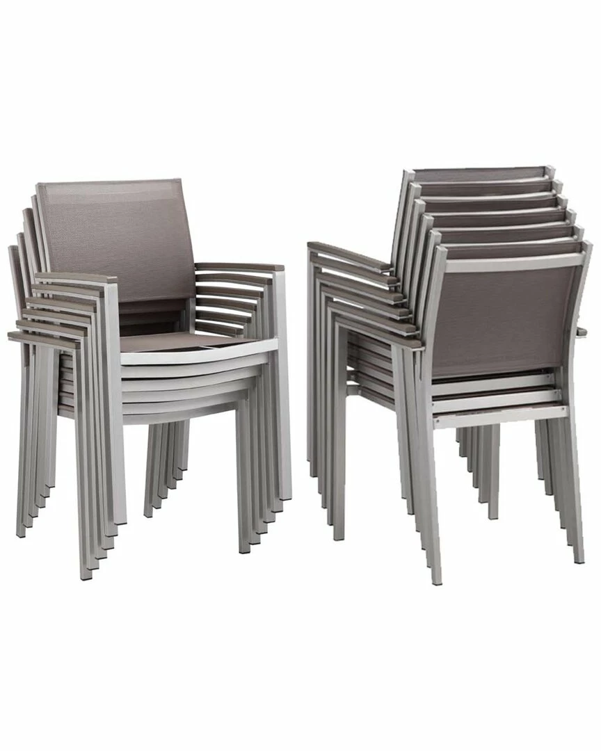 Pangea Home Indoor/Outdoor David 14pc Dining Set Dining Sets 4 Pangea Home Indoor/Outdoor David 14pc Dining Set Dining Sets - Image 2