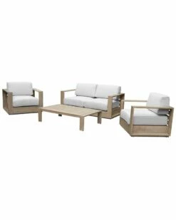 Pangea Home Indoor/Outdoor Harbor 4pc Sofa Set Seating