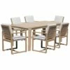 Pangea Home Indoor/Outdoor Harbor 7pc Dining Table Outdoor Tables -Pangea Sales Store 3070198430 RLLZ 1