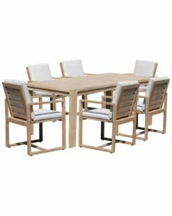 Pangea Home Indoor/Outdoor Harbor 7pc Dining Table Outdoor Tables