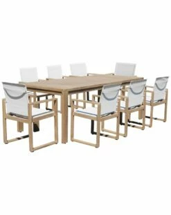 Pangea Home Indoor/Outdoor Vicky 9pc Dinng Set Dining Sets
