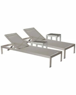 Pangea 2 Sally Lounger & 2 Side Table Home Seating